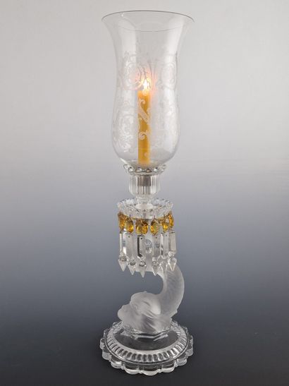 BACCARAT - MODELE DAUPHIN - LARGE PHOTOPHORE...