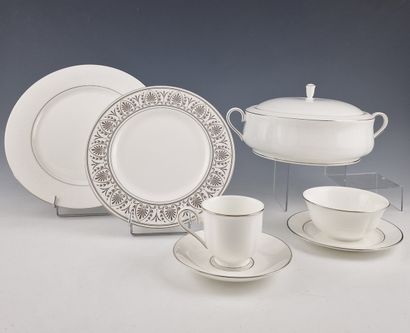 LENOX - MODEL HANNAH PLATINIUM - TABLE AND...