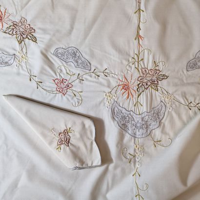 THREE ROUND NAPPES OF TWO SIZES AND THEIR...