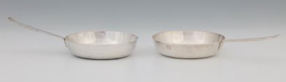 SET OF 12 ROUND CASSOLETTES WITH STRAIGHT...