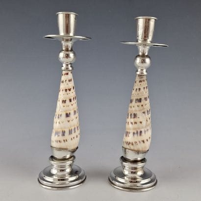 PAIR OF TABLE CANDLES FOR THIN CANDLES (D....