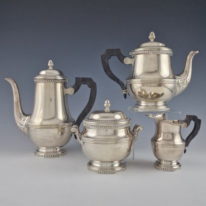 ERCUIS - A THE CAFE 4 PIECES silver-plated...