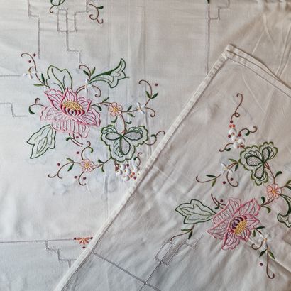 RECTANGULAR NAPPE in white cotton - China...