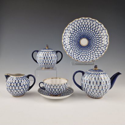 LOMONOSOV MANUFACTURE - 15 PIECES TEA AND...