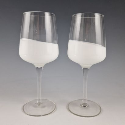 ZAFFERANO (?) - SET OF 13 WINE GLASSES in...