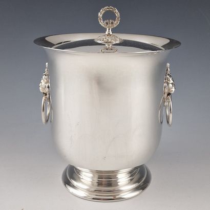 Neoclassical silver-plated GLACON BASKET...