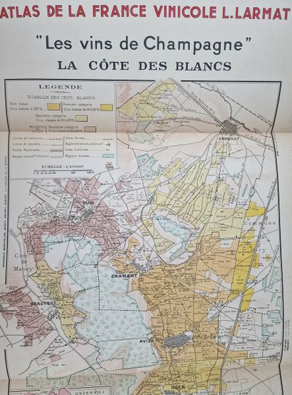 Louis LARMAT - ATLAS DE LA FRANCE VINICOLE...