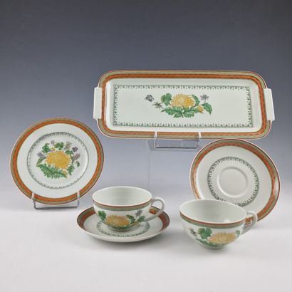 HAVILAND - CHRYSANTHEME MODEL - TEA AND BOAT...