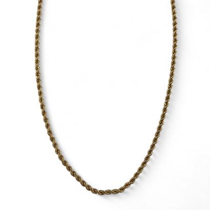 COLLIER Moderne en or jaune 750 Millièmes...