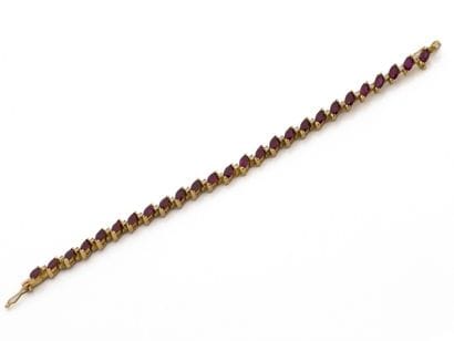 ARTICULE BRACELET in 750 thousandths gold,...