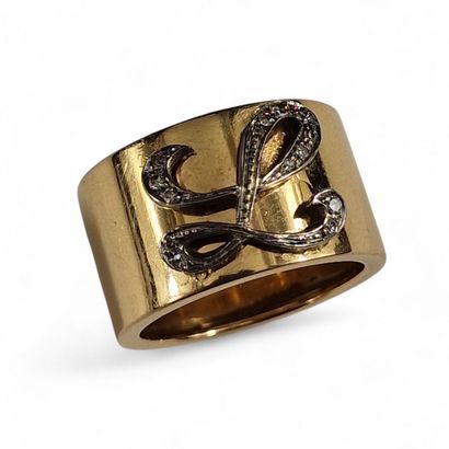 BAGUE BANDEAU de la Seconde Moitié du XXeme...