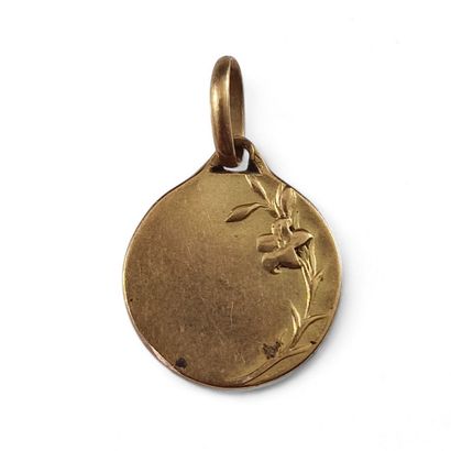 PETIT PENDENTIF MEDAILLE RELIGIEUSE d'Epoque...