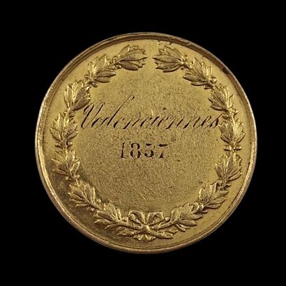 MEDAILLE d'Epoque Napoléon III en or, revers...