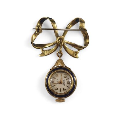 SURENA GENEVE - MONTRE DE COL en or 750 millièmes,...
