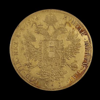 1 PIECE DE 4 DUCATS OR AUTRICHIENS François...