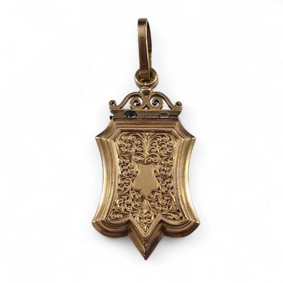 MEDAILLON PORTE-SOUVENIR de la Fin du XIXème...