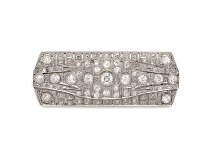 750 white gold and 850 thousandth platinum...