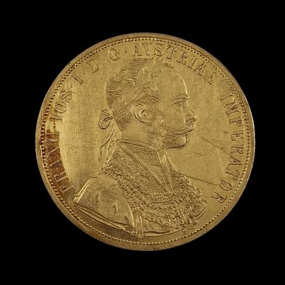 1 PIECE DE 4 DUCATS OR AUTRICHIENS François...