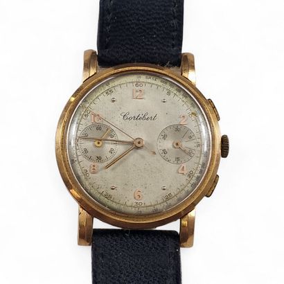 CORTEBERT - MONTRE BRACELET CHRONOGRAPHE...