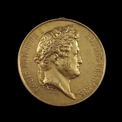 MEDAILLE d'Epoque Louis Philippe en or anciennement...
