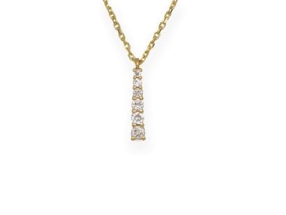 COLLIER ARTICULE in 750 thousandths gold,...