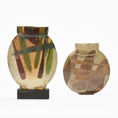 Thierry FINIDORI (1955-2017)
TWO MEPLAT VASES...