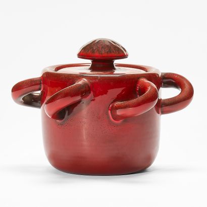 Pol CHAMBOST (1906-1983)
POT A TABAC 
Céramique...