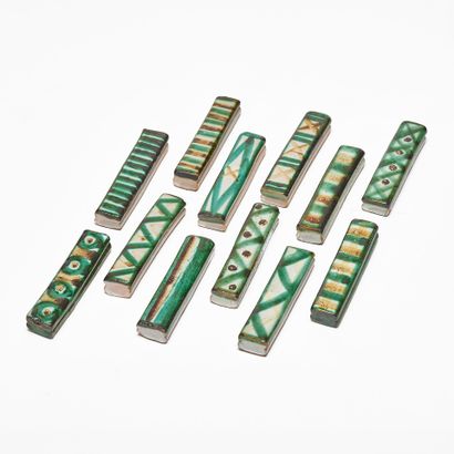 Robert PICAULT (1919-2000)
Set of 12 KNIFE...