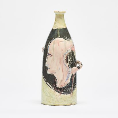 André LAURENTI (1959)
BOTTLE VASE with roman...
