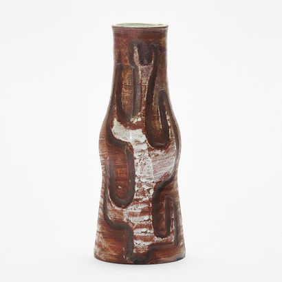 ACCOLAY XXème Siècle 
VASE RENFLE circa 1960
Céramique...
