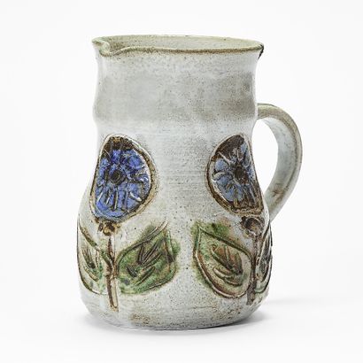 Albert THIRY (1932-2009)
PICHET FLEURS
Glazed...