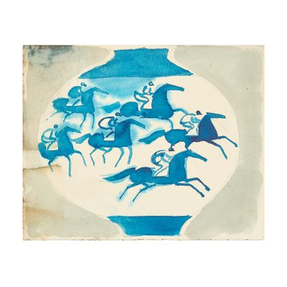 André BRASILIER (1929)
Projet de décor de...