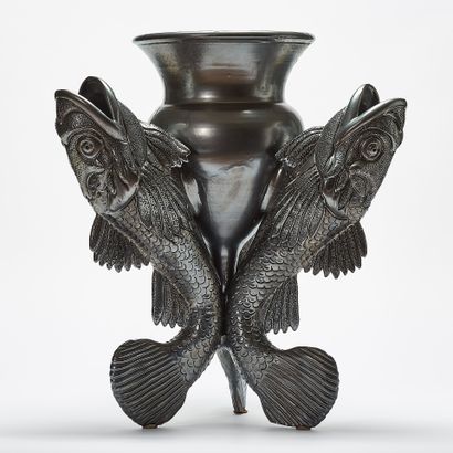 Jean MARAIS (1913-1998)
LARGE TRIPOD VASE...
