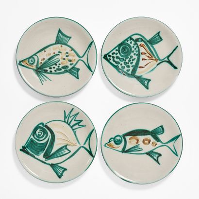 Robert PICAULT (1919-2000)
Set of 8 fish...
