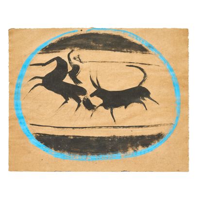 André BRASILIER (1929)
Projet de décor de...