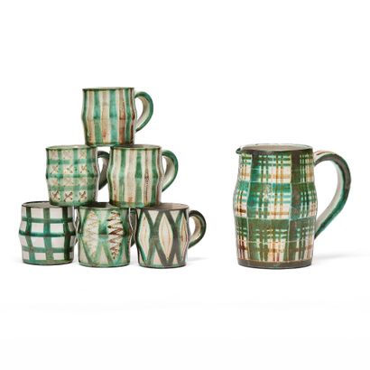 Robert PICAULT (1919-2000)
PICHET et 6 MUGS
Céramique...