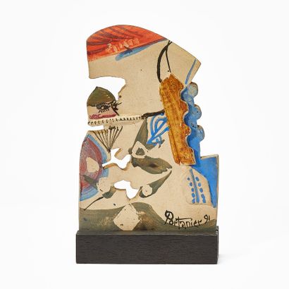 Gilbert PORTANIER (1926-2023)
SCULPTURE PLATE...