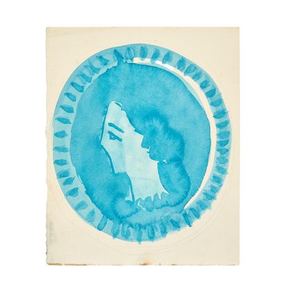 André BRASILIER (1929)
Projet de décor de...