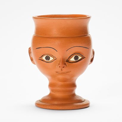 Jean MARAIS (1913-1998)
FACE VASE
Glazed...