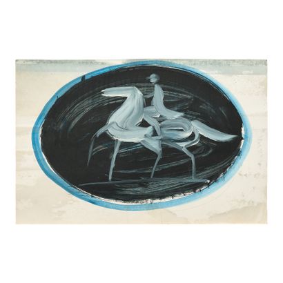 André BRASILIER (1929)
Projet de décor de...