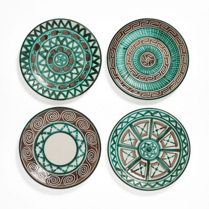 Robert PICAULT (1919-2000)
Set of 8 dessert...