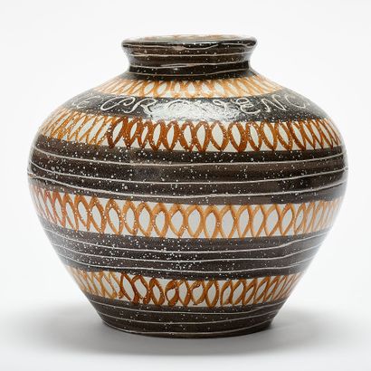 Robert PICAULT (1919-2000)
BALUSTRE VASE...