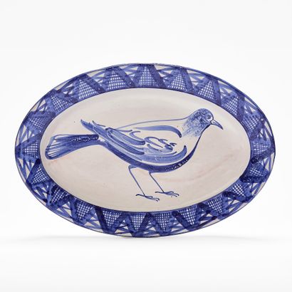 Robert PICAULT (1919-2000)
PLAT OISEAU 
Céramique...