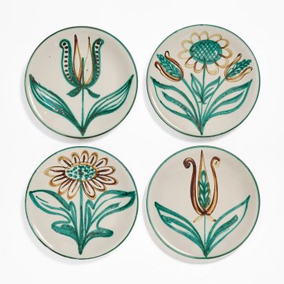Robert PICAULT (1919-2000)
Set of 12 FLOWER...