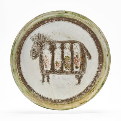 Albert THIRY (1932-2009)
IMPORTANT PLAT animal...