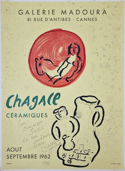 Marc CHAGALL (1887-1985)
AFFICHE D'EXPOSITION...