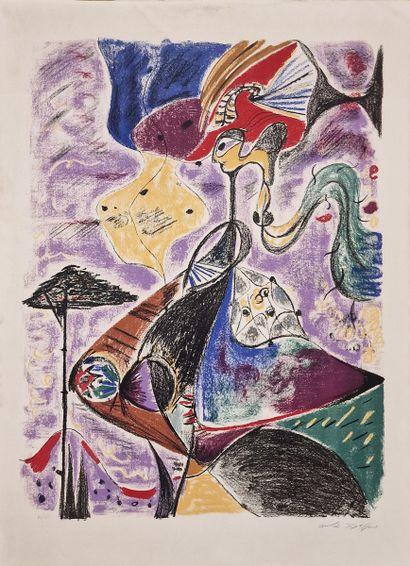 André MASSON (1896-1987)
Figure
LITHOGRAPHIE
Signée...