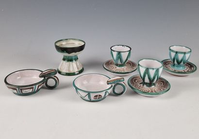 Robert PICAULT (1919-2000)
Set of 2 CENDRIERS,...