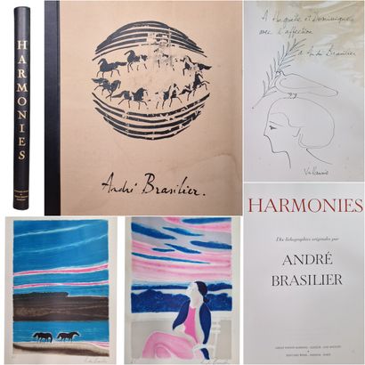 André BRASILIER (né en 1929)
Harmonies 
Grand...