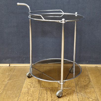 1970s DESIGN
CHARRIOT BAR on castors
Smoked...
